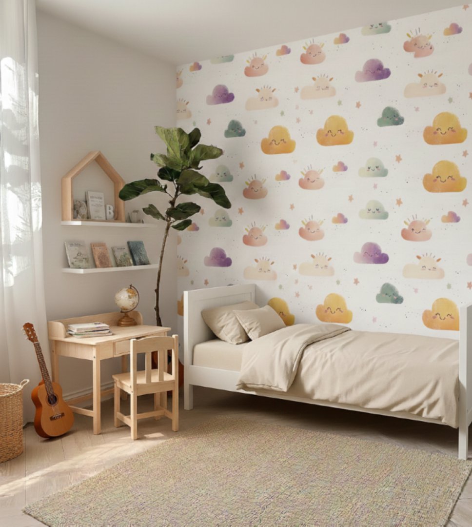Yeni Nesil Kendinden Yapışkanlı Çocuk Odası Duvar Kağıdı Duvar Posteri Yapışkanlı kids 144