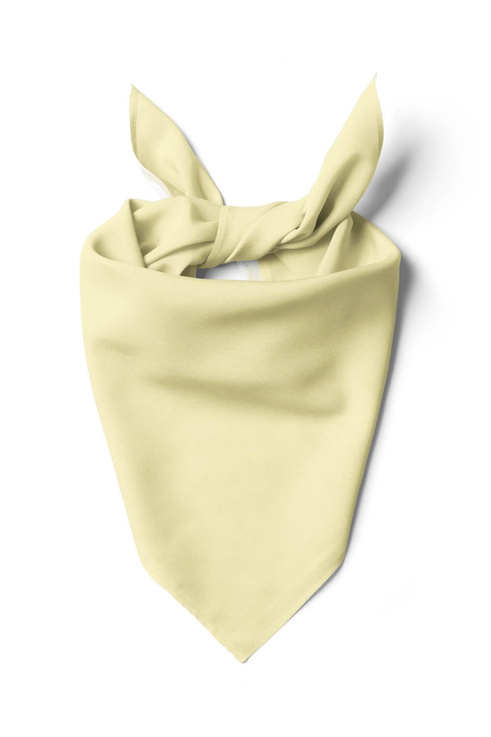 Şifon Limon Sarısı Bandana