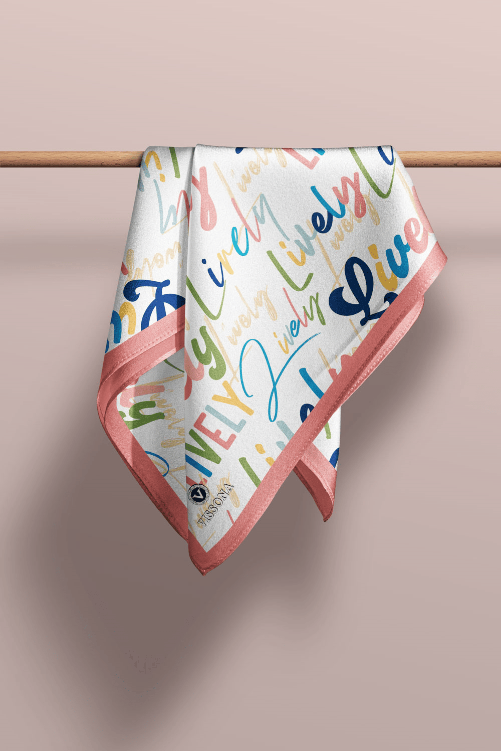 100% Silk Headscarf for Women - 22