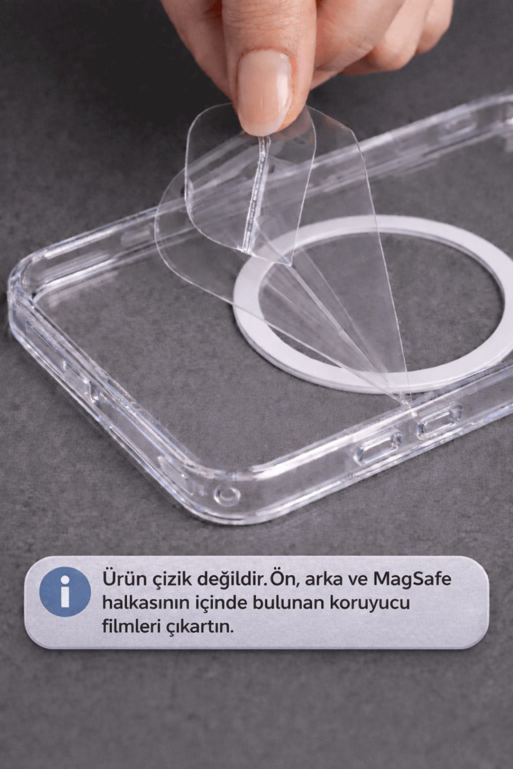 iPhone 13 Pro Max Uyumlu Kamera Korumalı Magsafe Wireless Şarj Özellikli Lüks Şeffaf Silikon Telefon Kılıfı