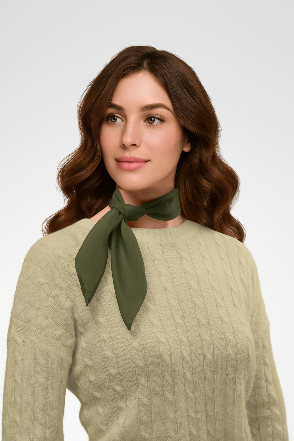 Şifon Haki Bandana