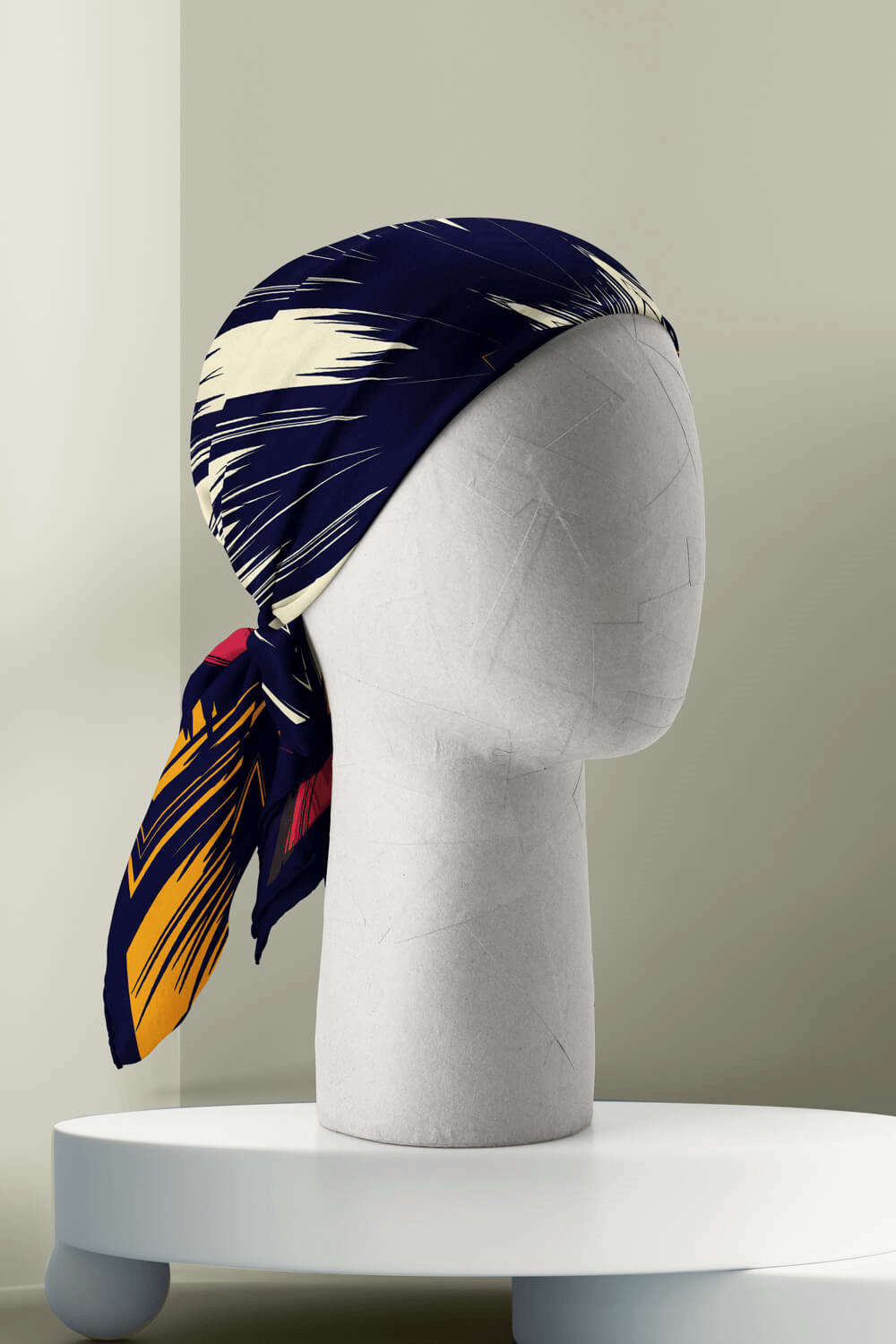 B47 Modabutik Çiçek Desenli Bandana
