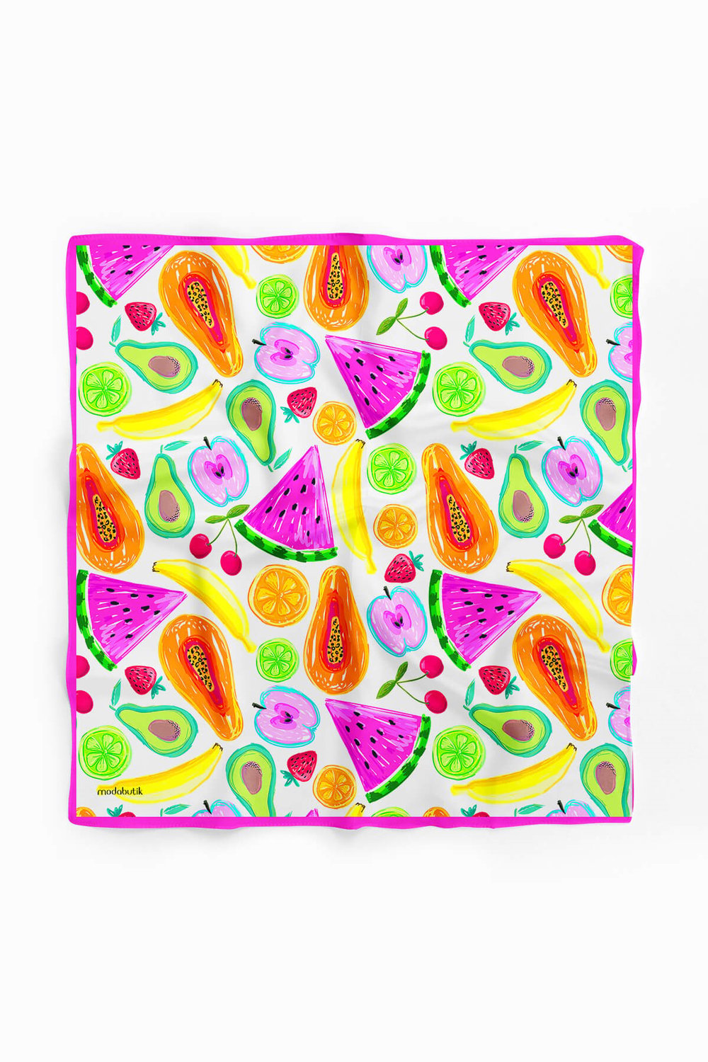 G96 Modabutik Meyve Desenli Bandana