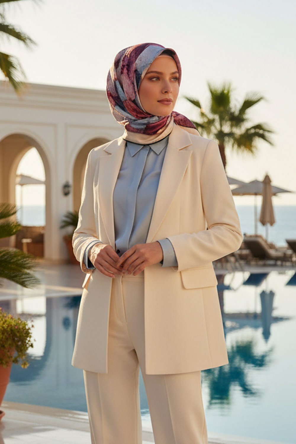 Twill İpek Eşarp