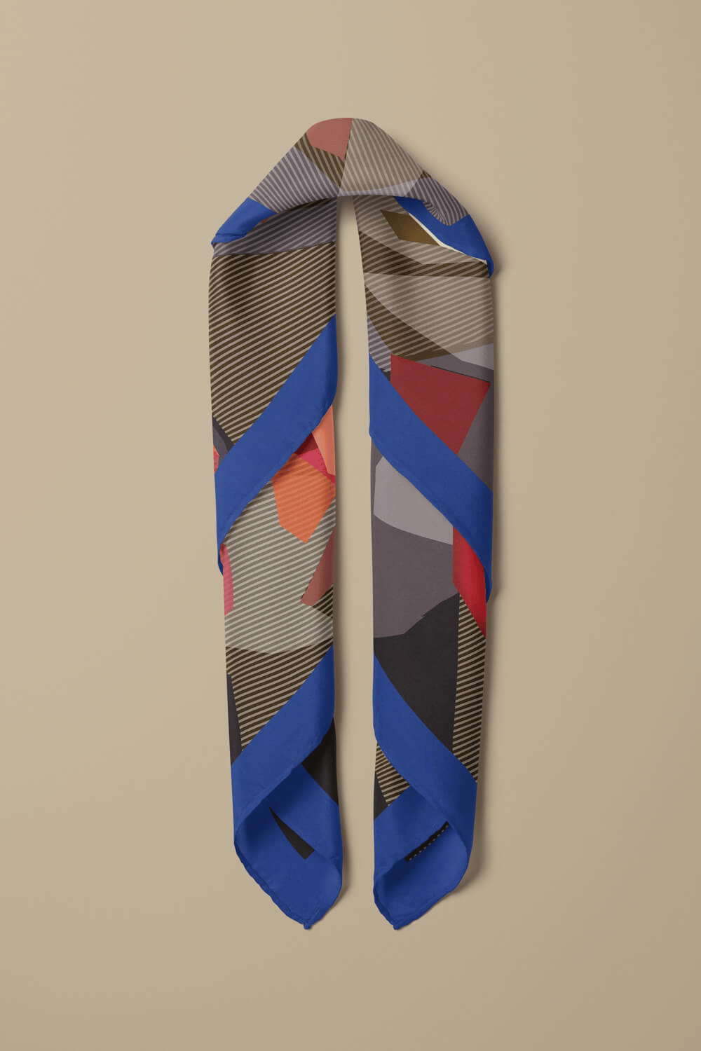 G31 Kadın Egzotik Desenli Bandana 50x50 DG0496-22