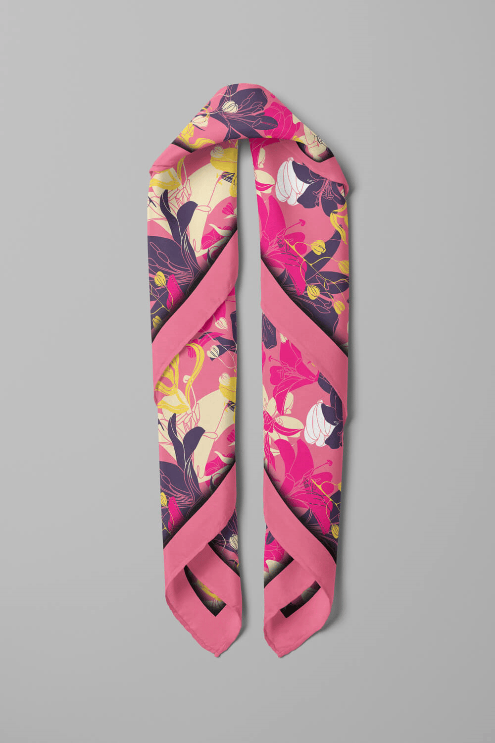 E106 Modabutik Çiçek Desenli Bandana