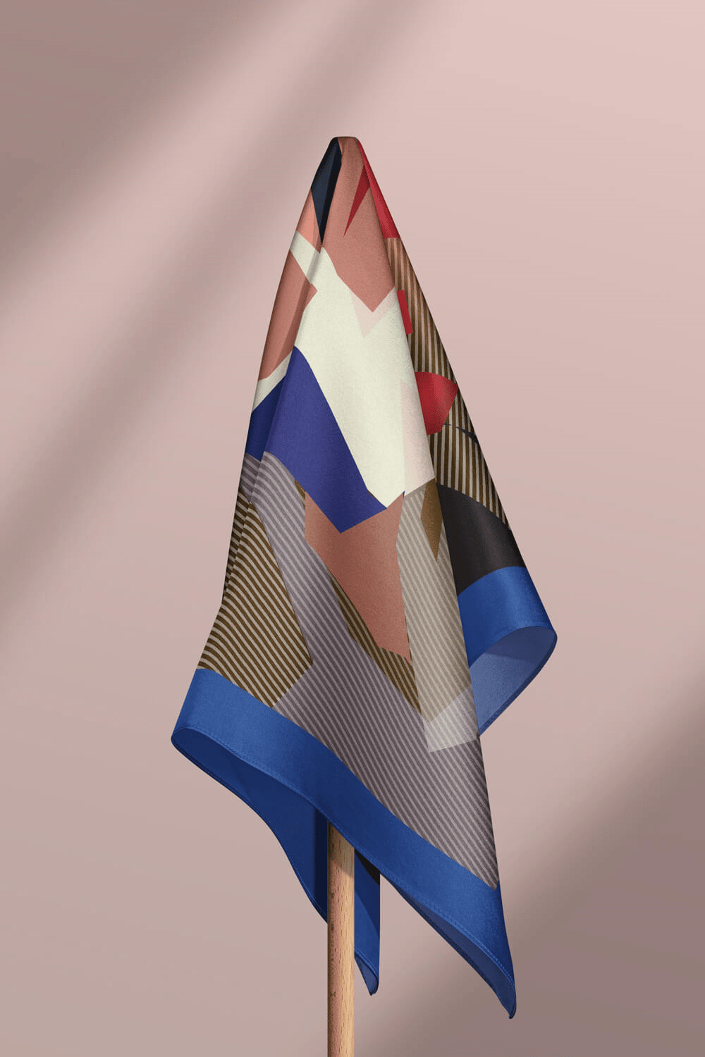 G31 Kadın Egzotik Desenli Bandana 50x50 DG0496-22