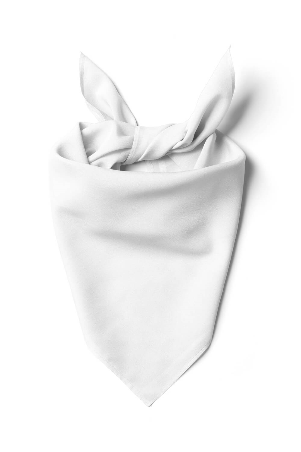 Şifon Beyaz Bandana