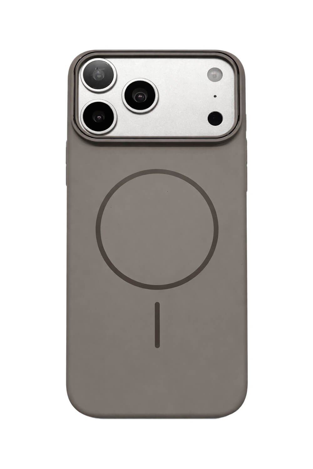 iPhone 17 Pro Uyumlu Kamera Çıkıntılı Magsafe Wireless Şarj Özellikli Sert Sararmaz Silikon Kılıf