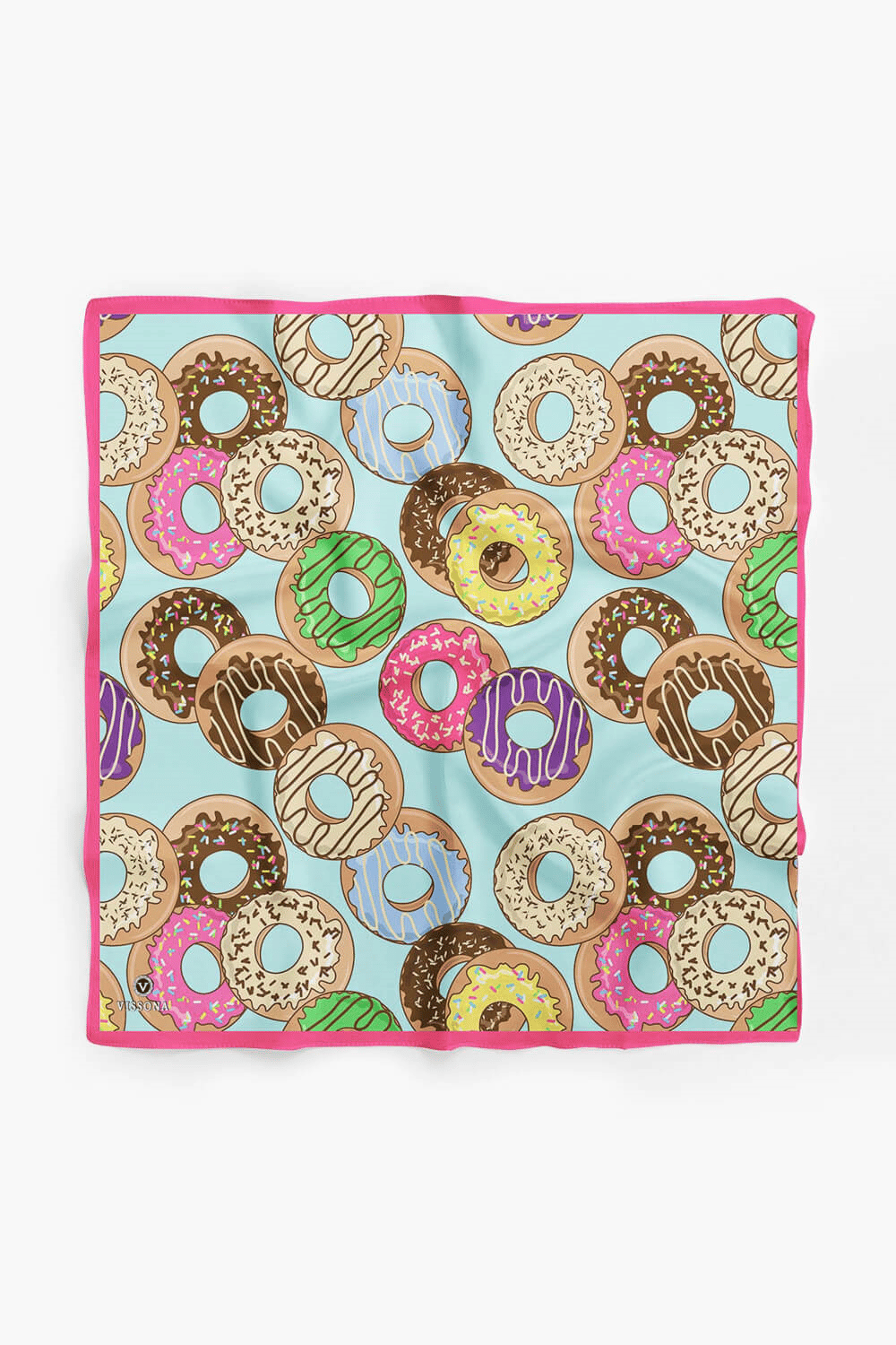 100% Silk Headscarf for Women - 22