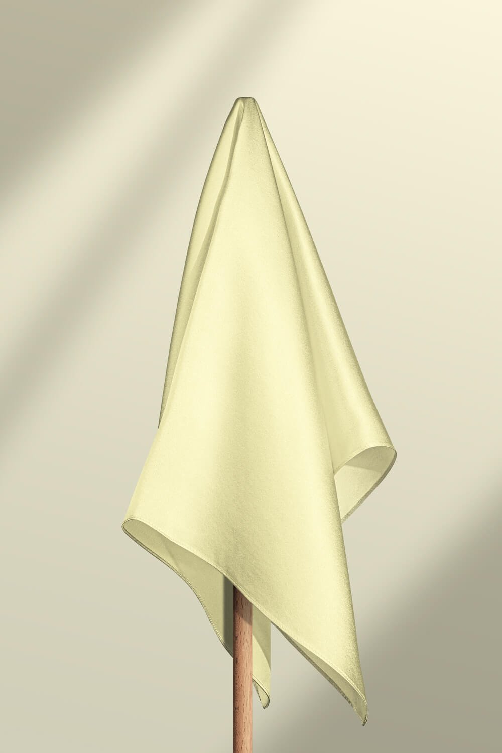 Şifon Limon Sarısı Bandana