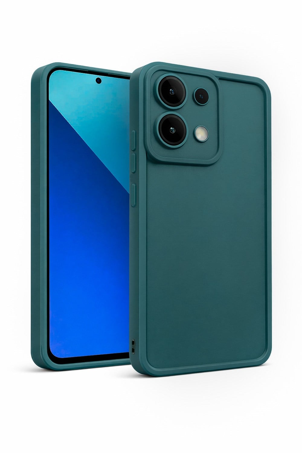 mi Redmi Note 13 Uyumlu Kamera Çıkıntılı Mat Silikon Telefon Kılıfı