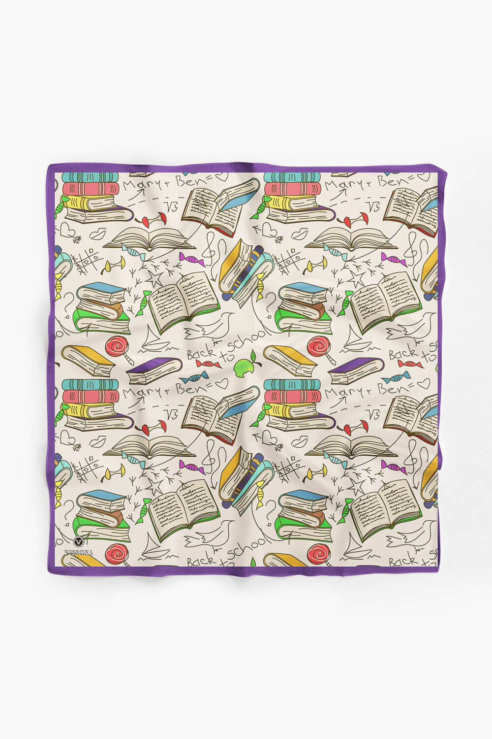 100% Silk Headscarf for Women - 22