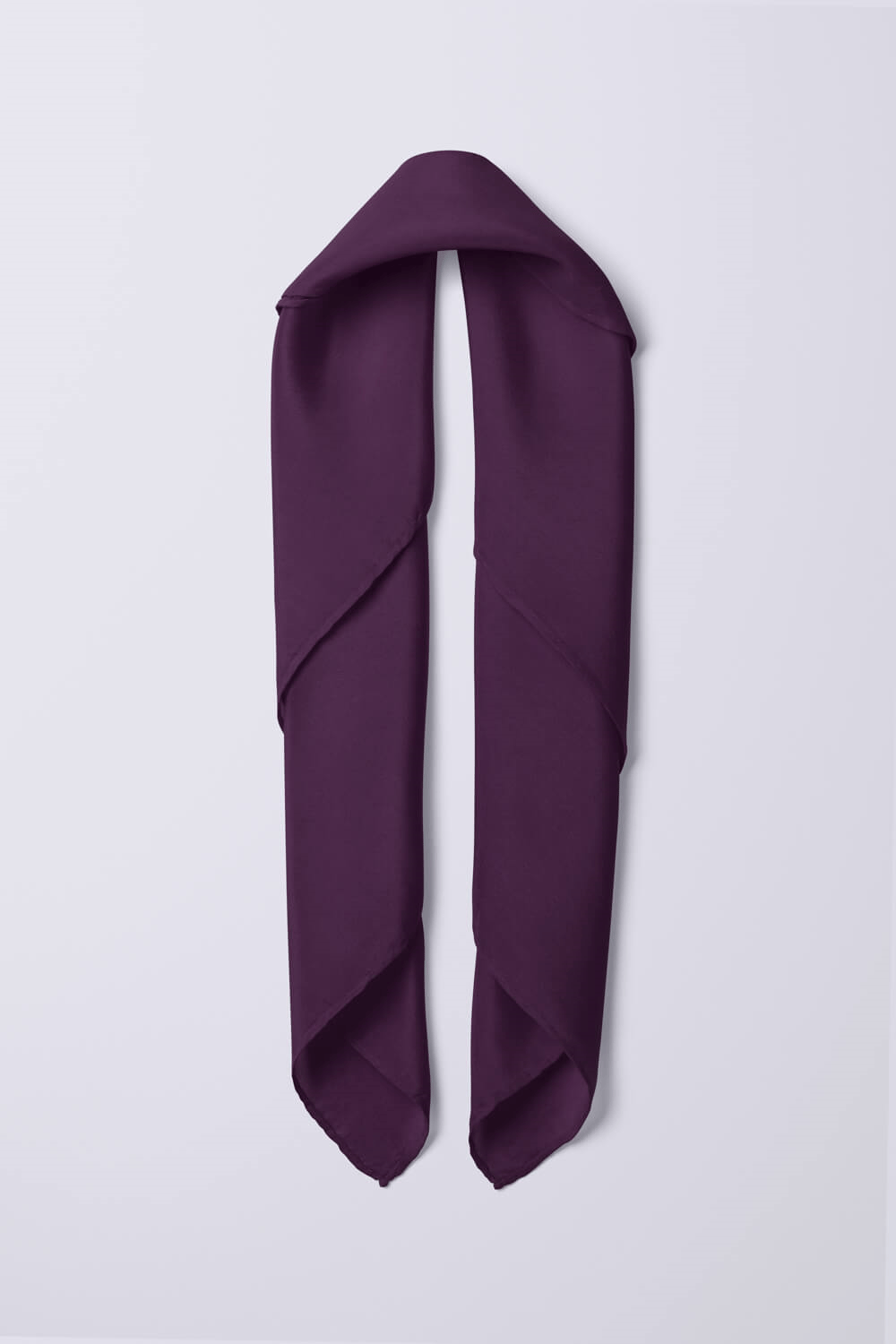 Şifon Mürdüm Bandana