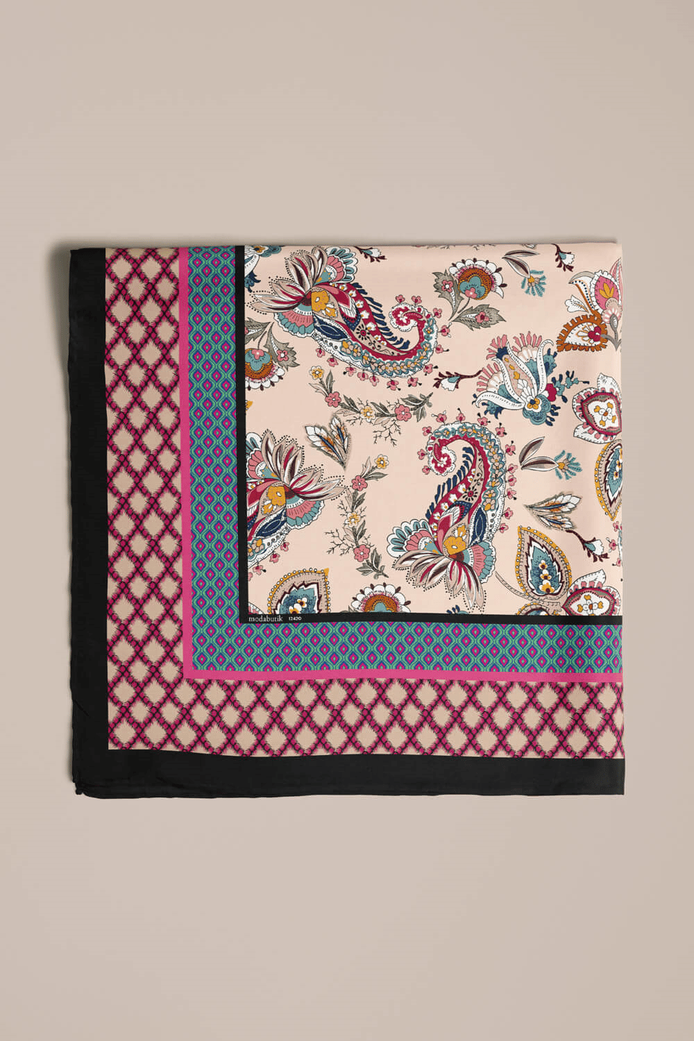 E27 MODERN ETNIK TASARIM  BANDANA DG12420