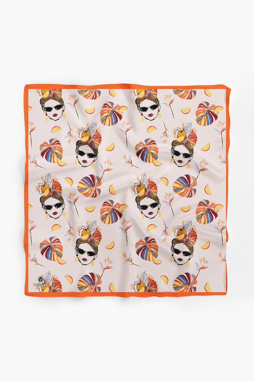 100% Silk Headscarf for Women - 22
