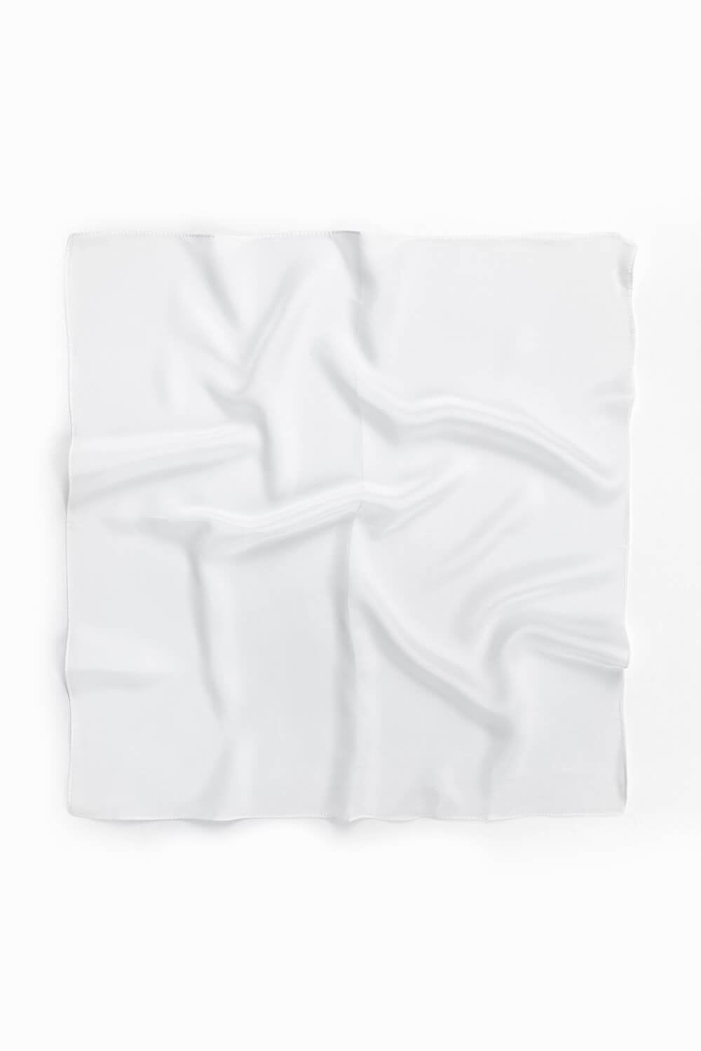 Şifon Beyaz Bandana