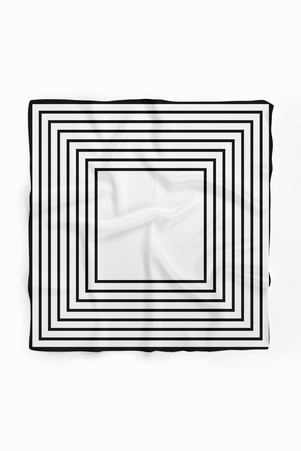 MODABUTİK ÇİZGİLİ BANDANA 55x55