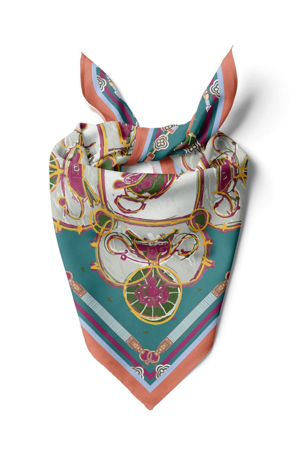 A69 ABSTRACT WATERCOLOR BANDANA