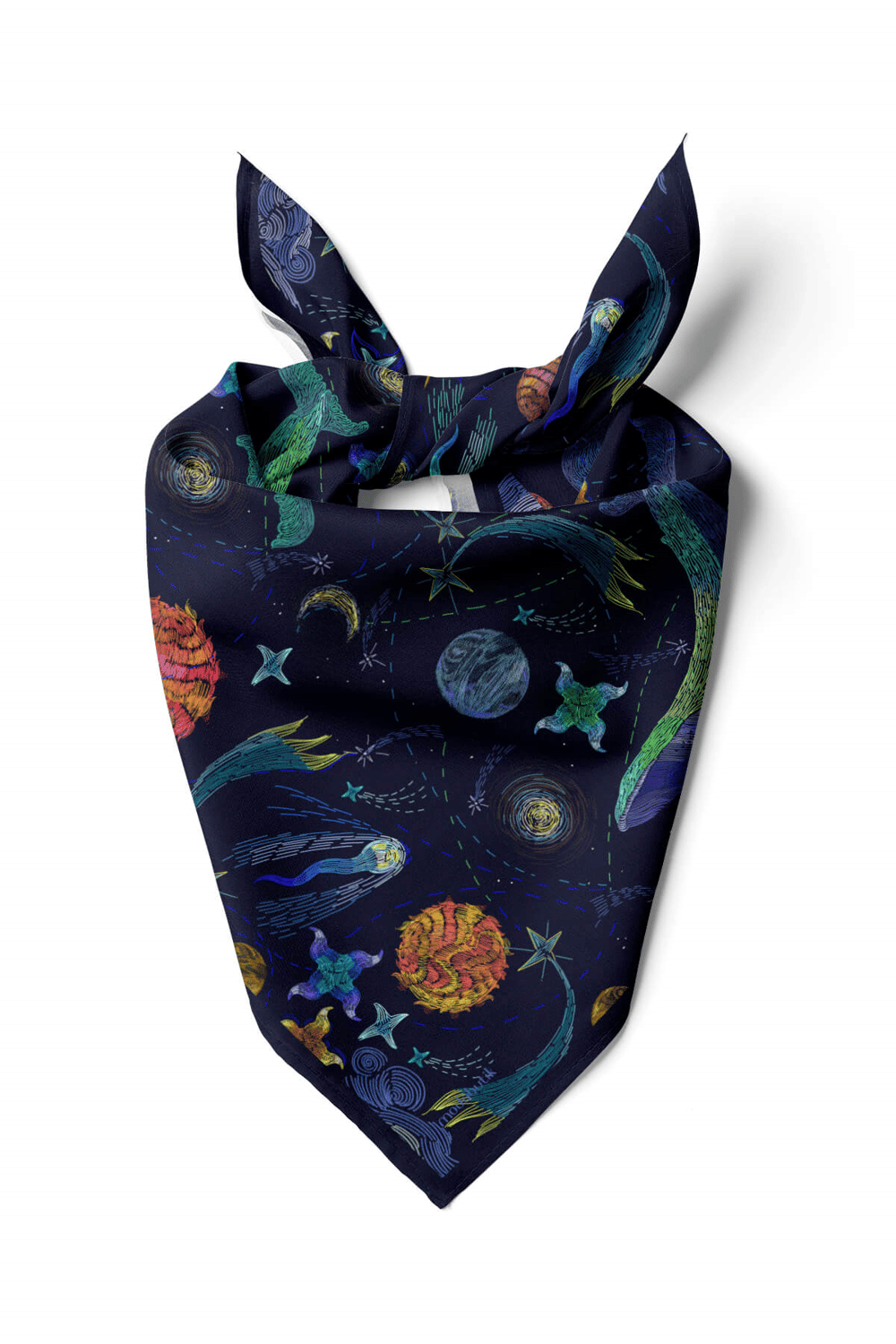 Modabutik Balina Desenli Bandana