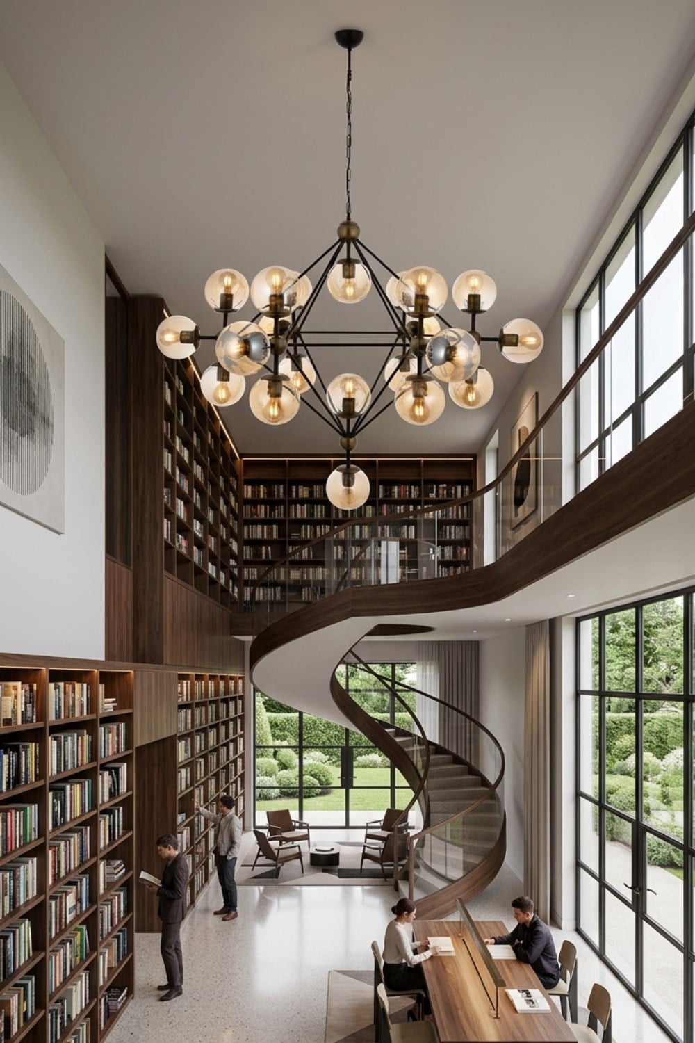 Avonni, 4258 Ailesi Siyah Boyalı Modern Avize 