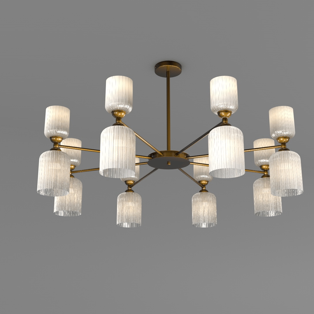 Avonni, 3D-2506-32 Cam Detay Eskitme Avize