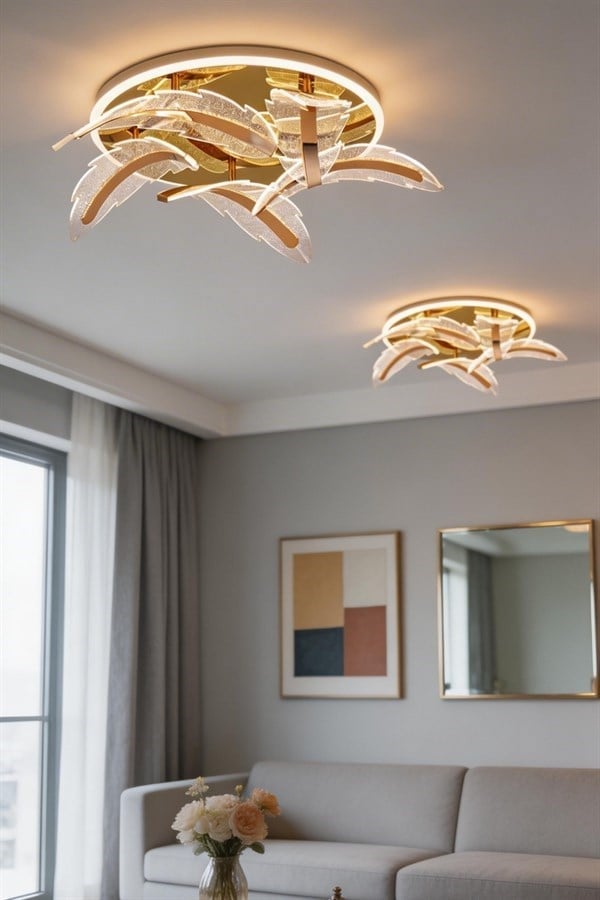 Avonni, 55044 Ailesi Sarı Plafonyer Avizeler