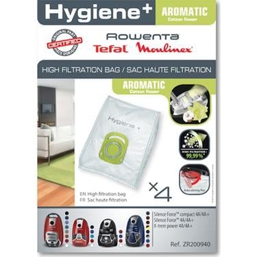 Rowenta Hygiene+ 4lü Pamuk Çiçeği Kokulu Toz Torbası