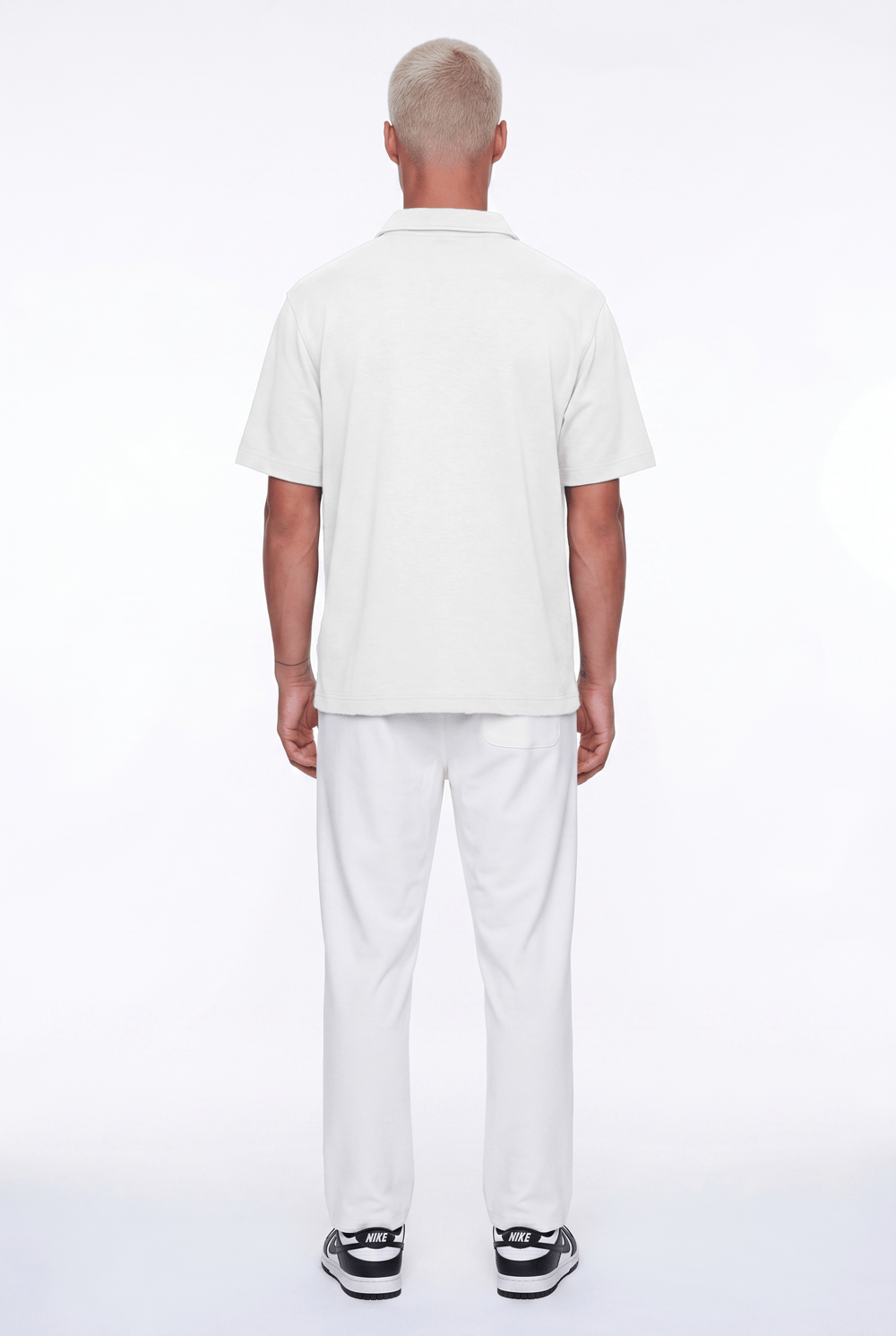 Erkek 242 Şerit Detaylı Regular Fit Eşofman Takımı Ekru