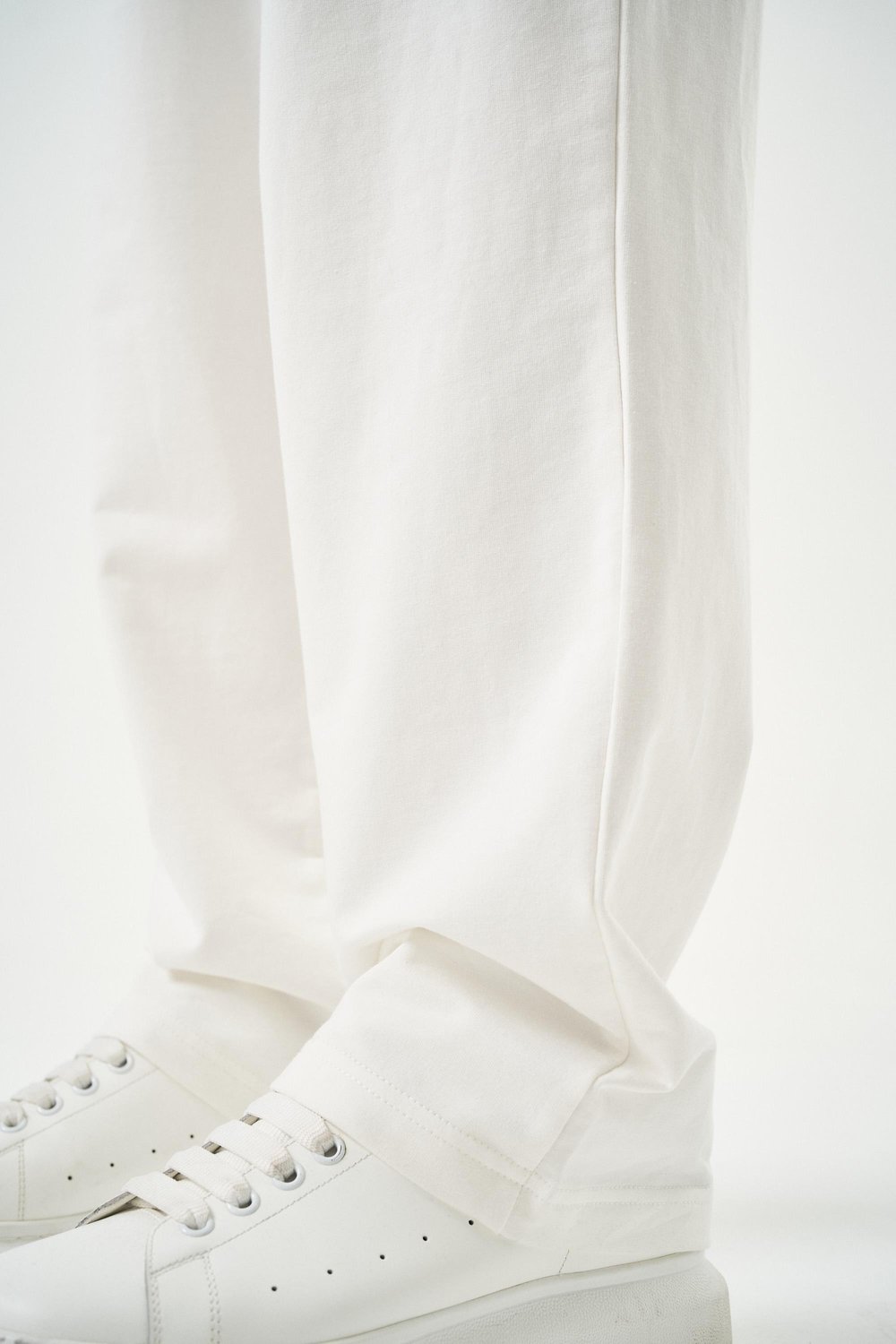 Erkek Basic Baggy Eşofman Altı Ekru