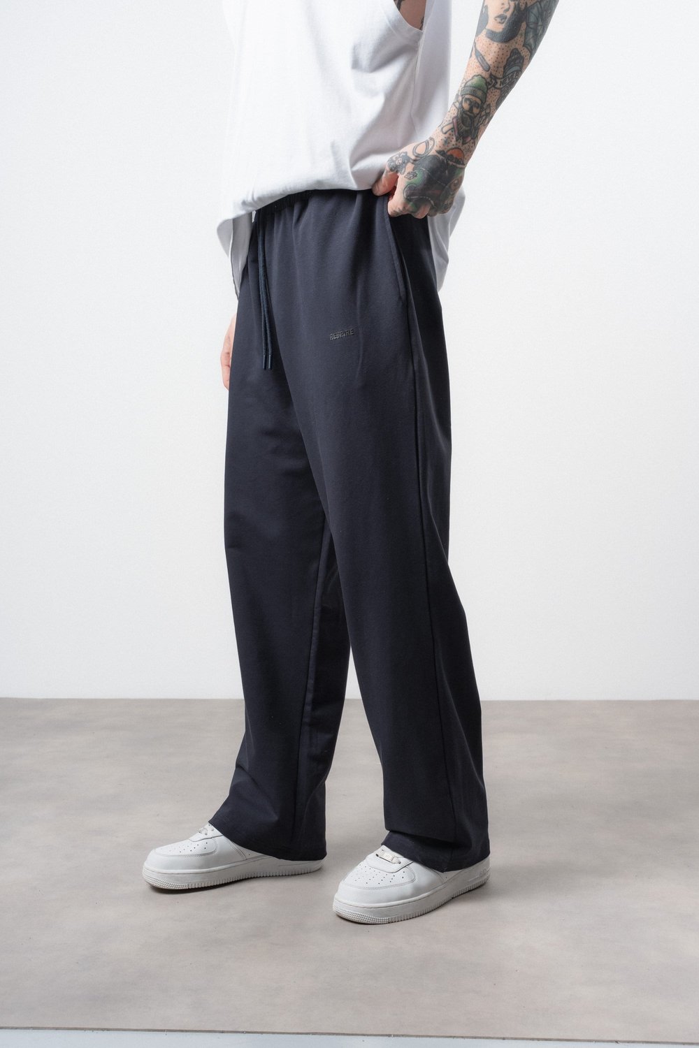 Erkek Basic Baggy Eşofman Altı Lacivert