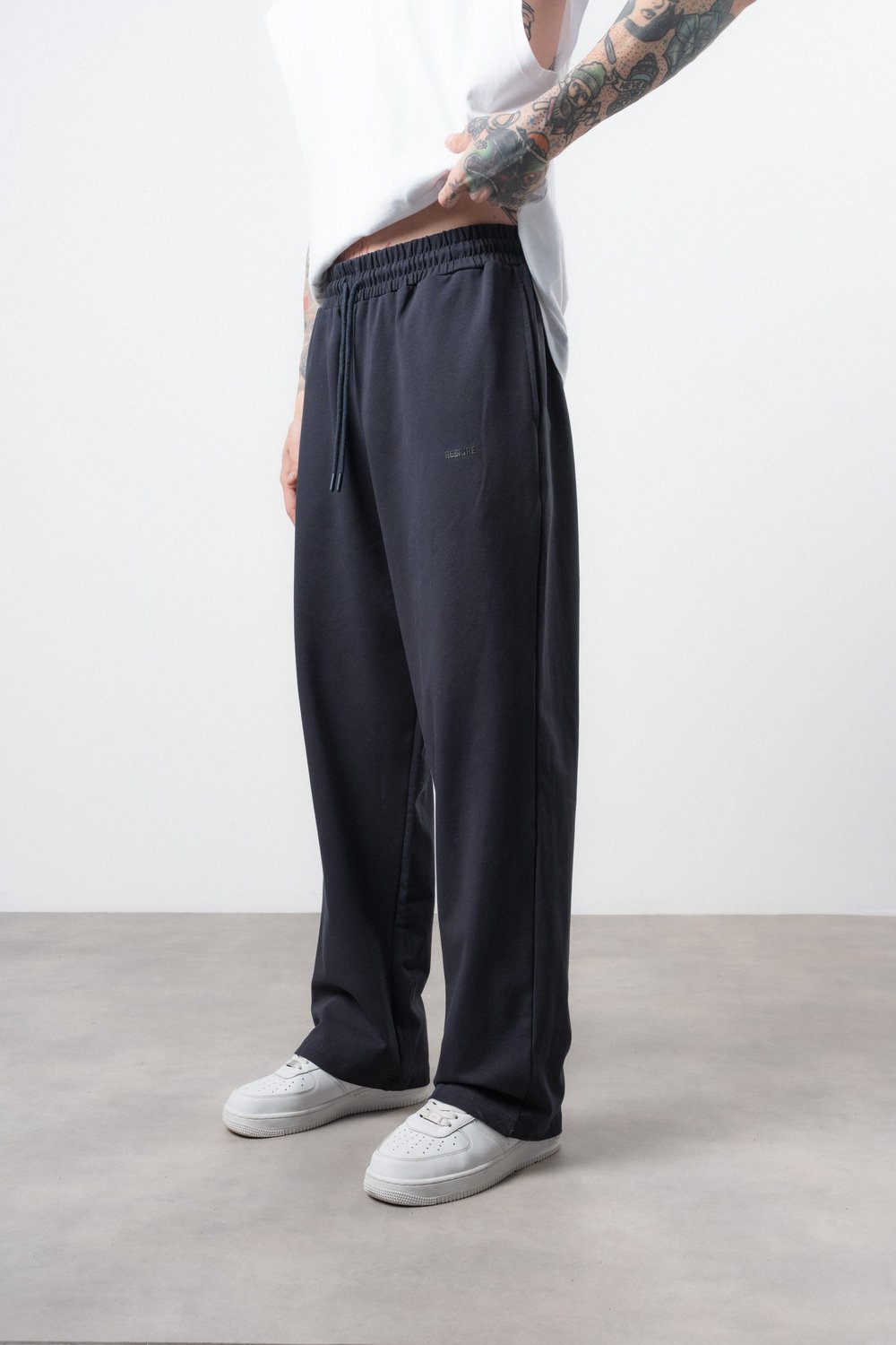 Erkek Basic Baggy Eşofman Altı Lacivert