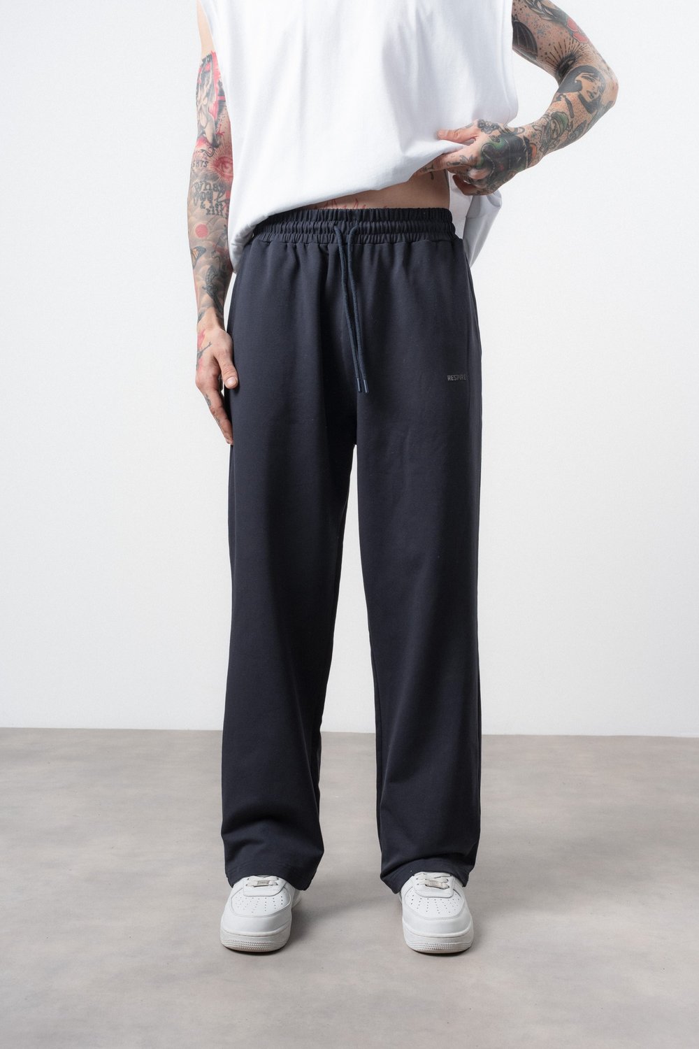 Erkek Basic Baggy Eşofman Altı Lacivert