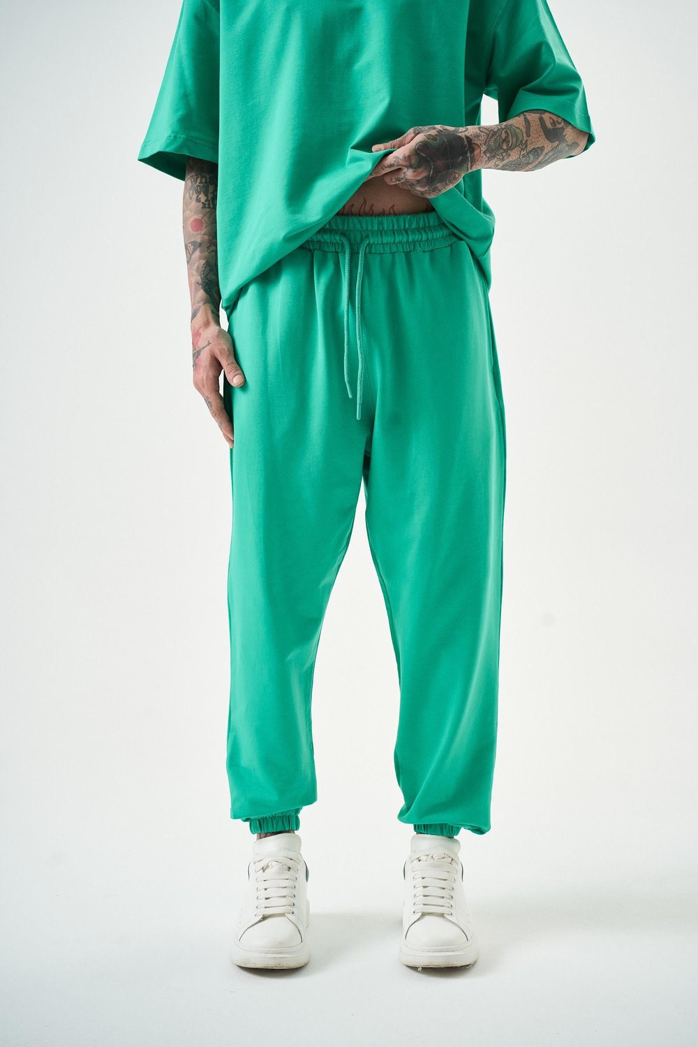 Erkek Basic Jogger Eşofman Altı Yeşil