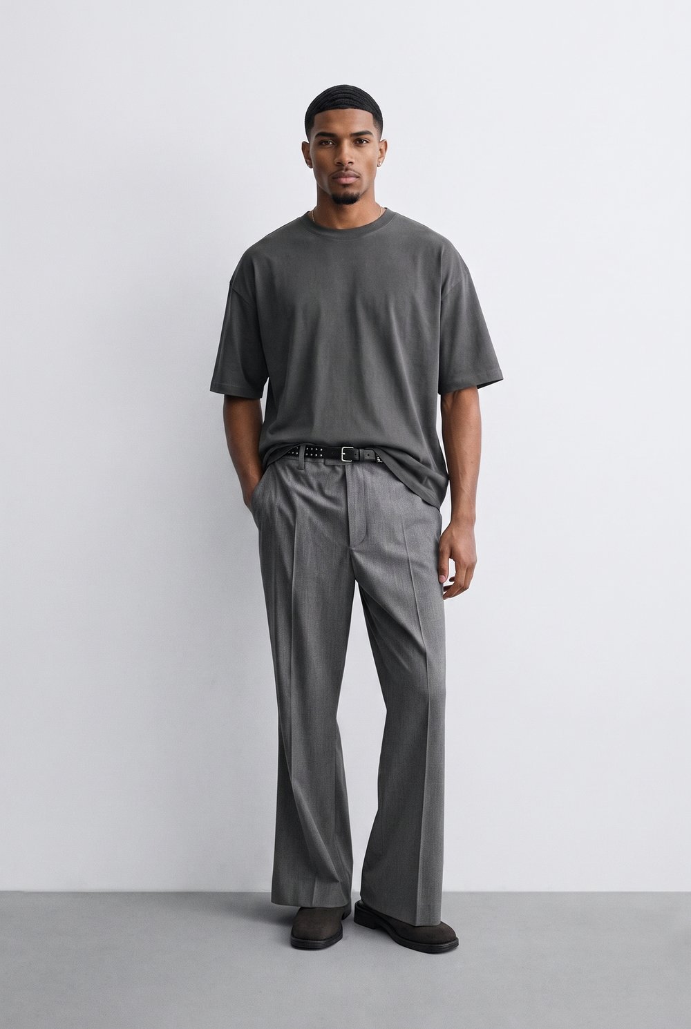 Erkek Basic Oversize T-Shirt 5li Set
