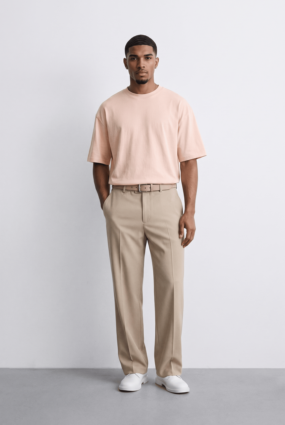 Erkek Basic Oversize T-Shirt 5li Set