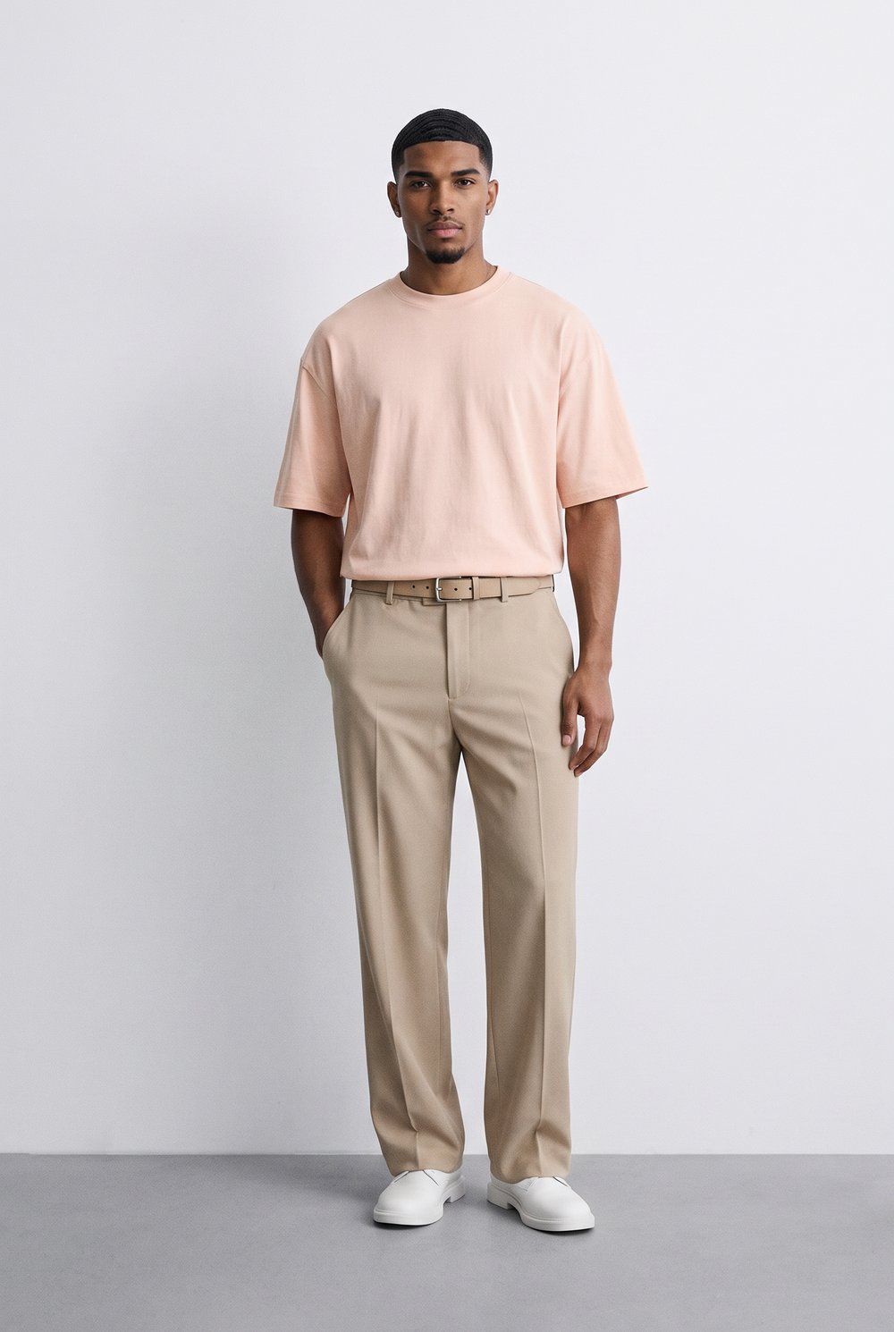 Erkek Basic Oversize T-Shirt 5li Set
