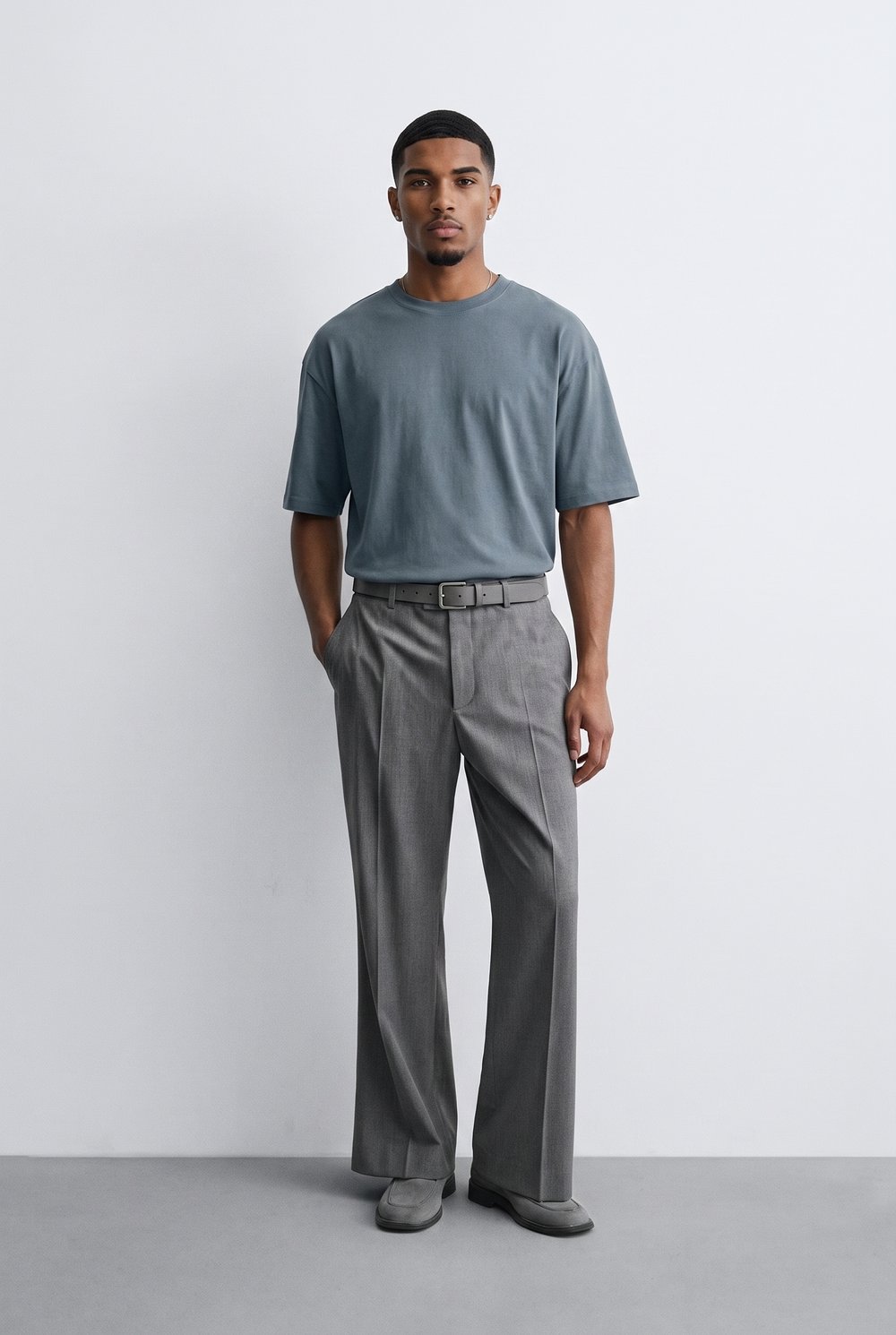 Erkek Basic Oversize T-Shirt 5li Set