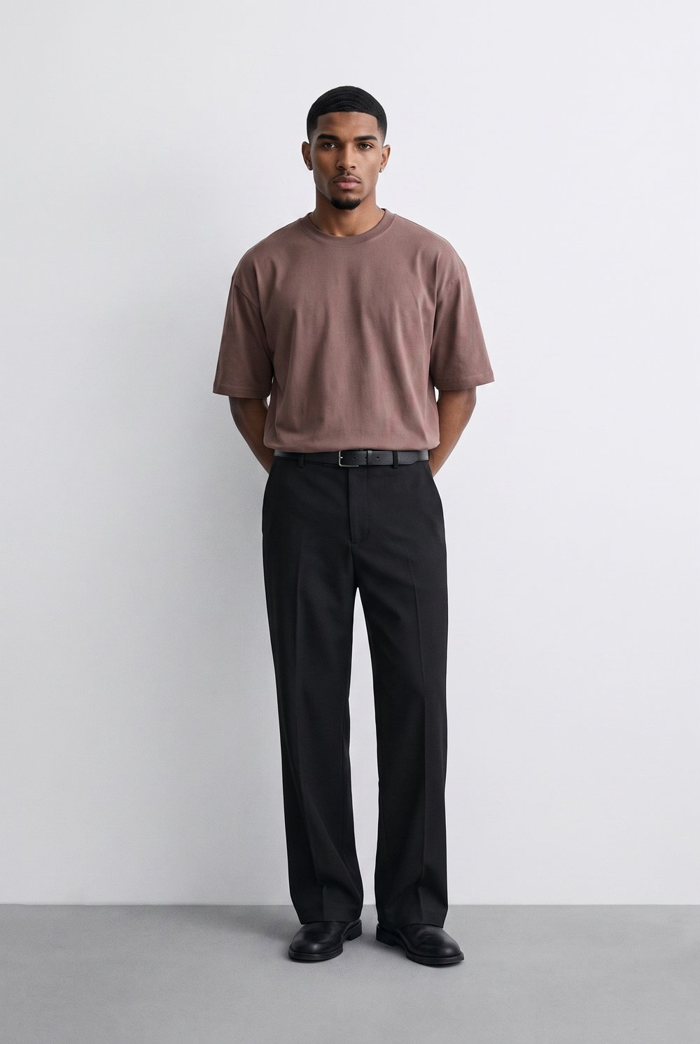 Erkek Basic Oversize T-Shirt 5li Set