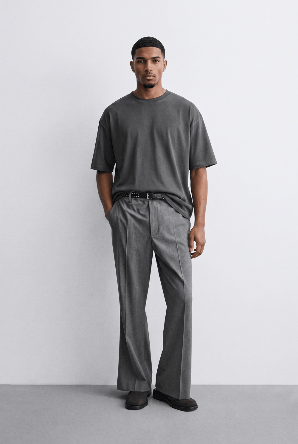 Erkek Basic Oversize T-Shirt 5li Set