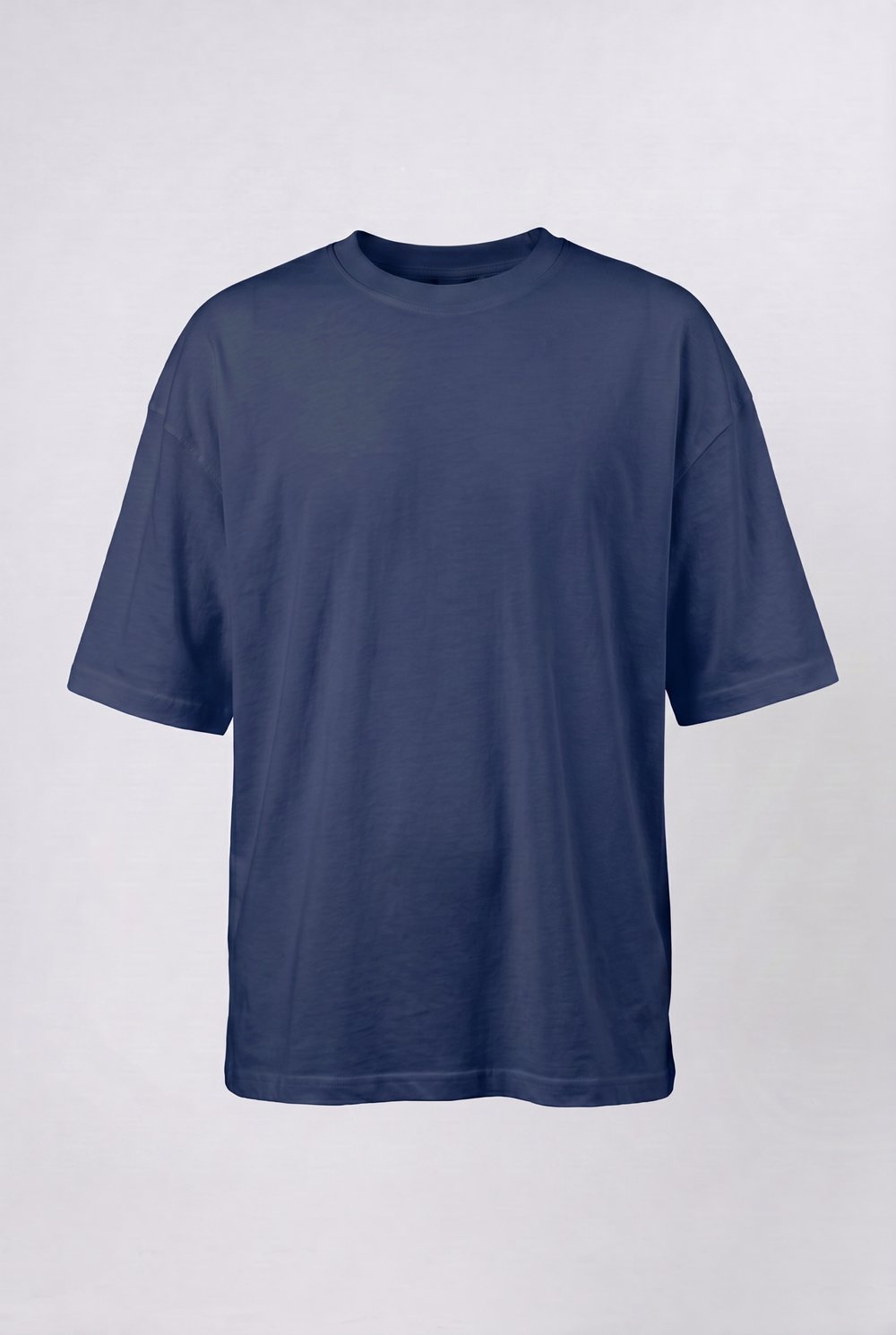 Erkek Basic Oversize T-Shirt Lacivert