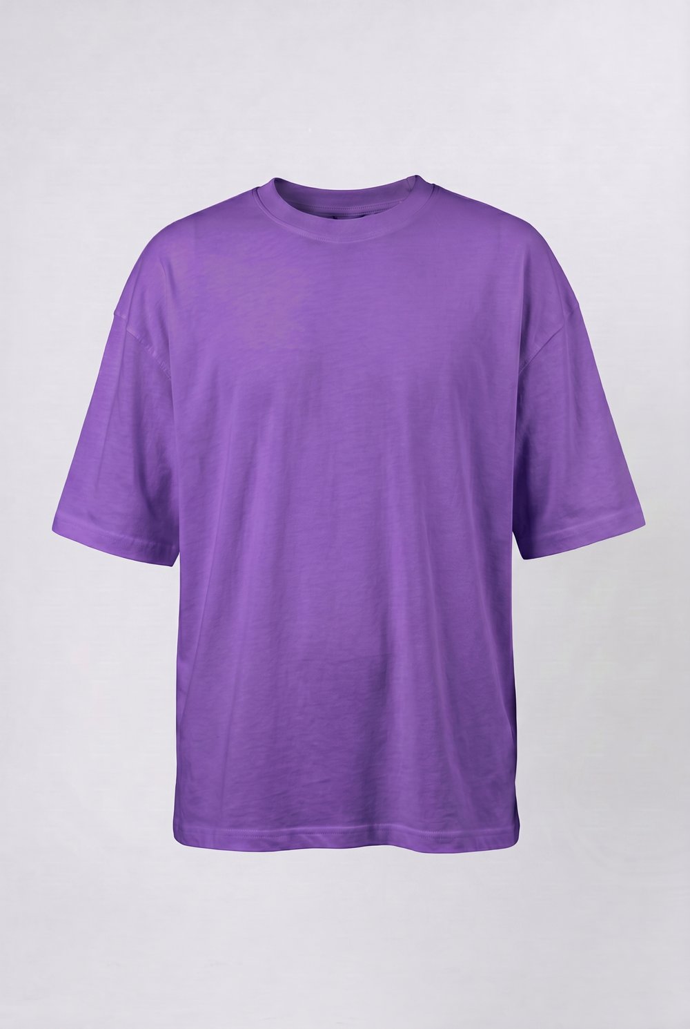 Erkek Basic Oversize T-Shirt Mor