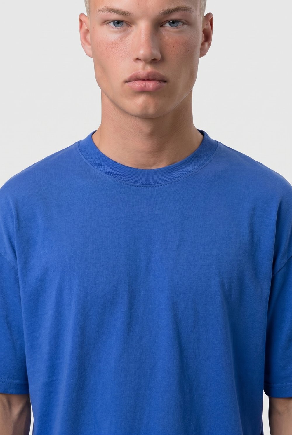 Erkek Basic Oversize T-Shirt Saks
