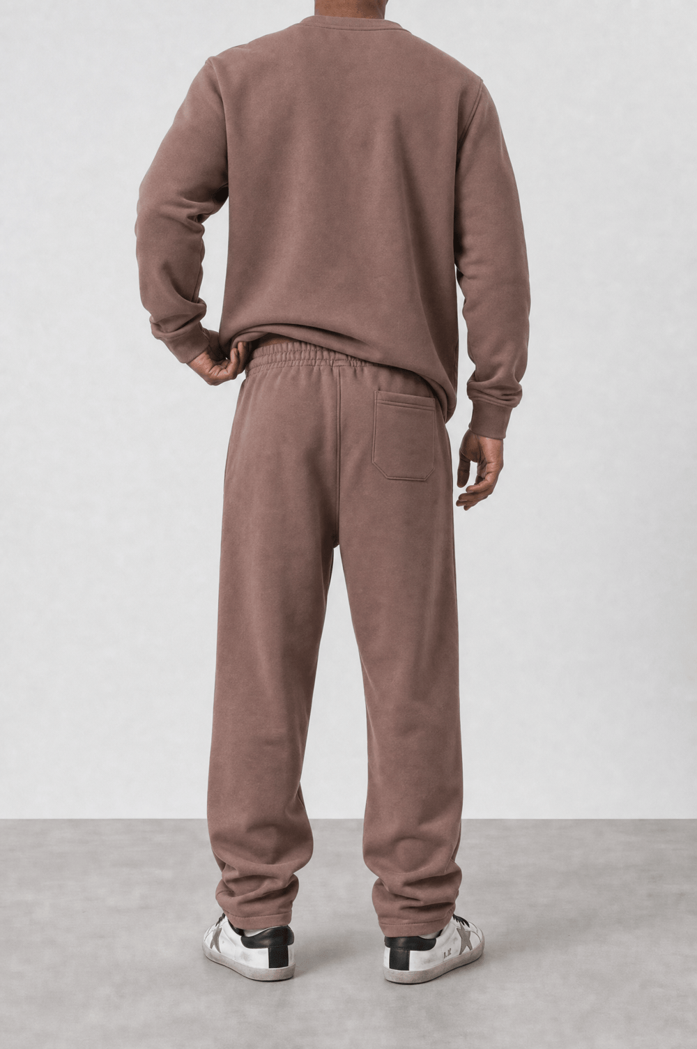 Erkek Respire Basic Baggy Eşofman Altı Kakao