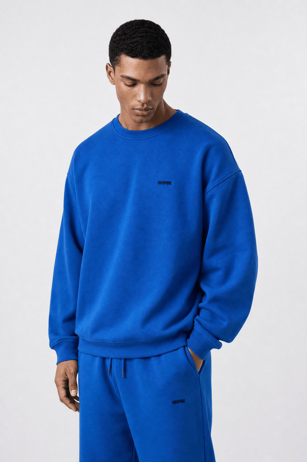 Erkek Respire Basic Oversize Sweatshirt Saks