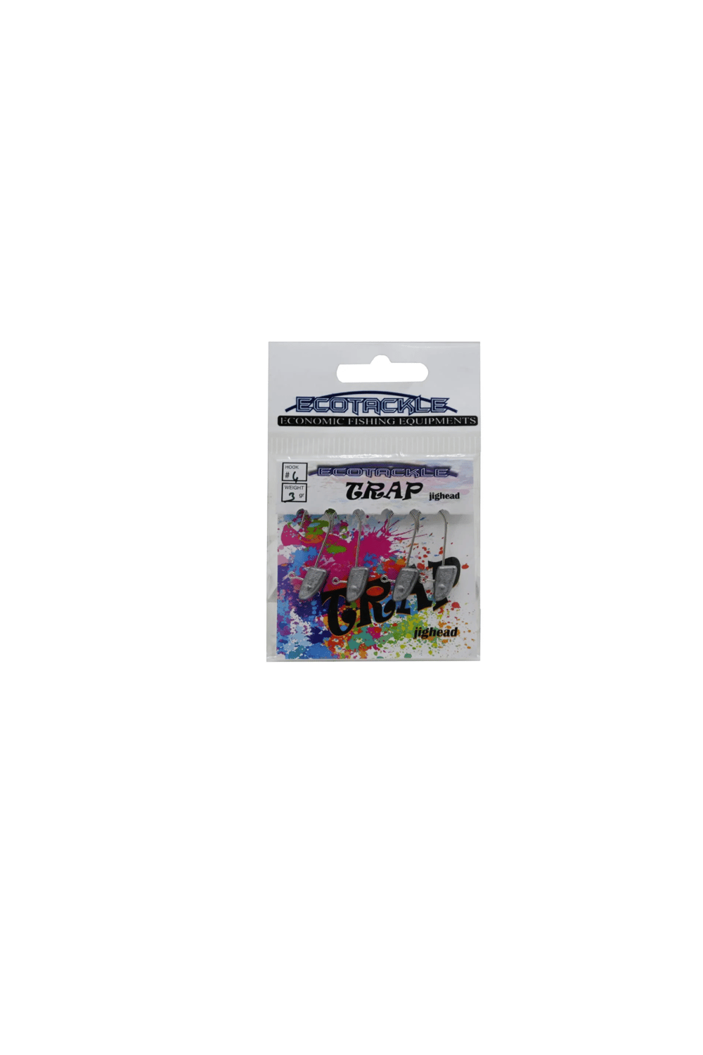 ECOTACKLE TRAP LRF JIGHEAD 4P 2.5 hook:6