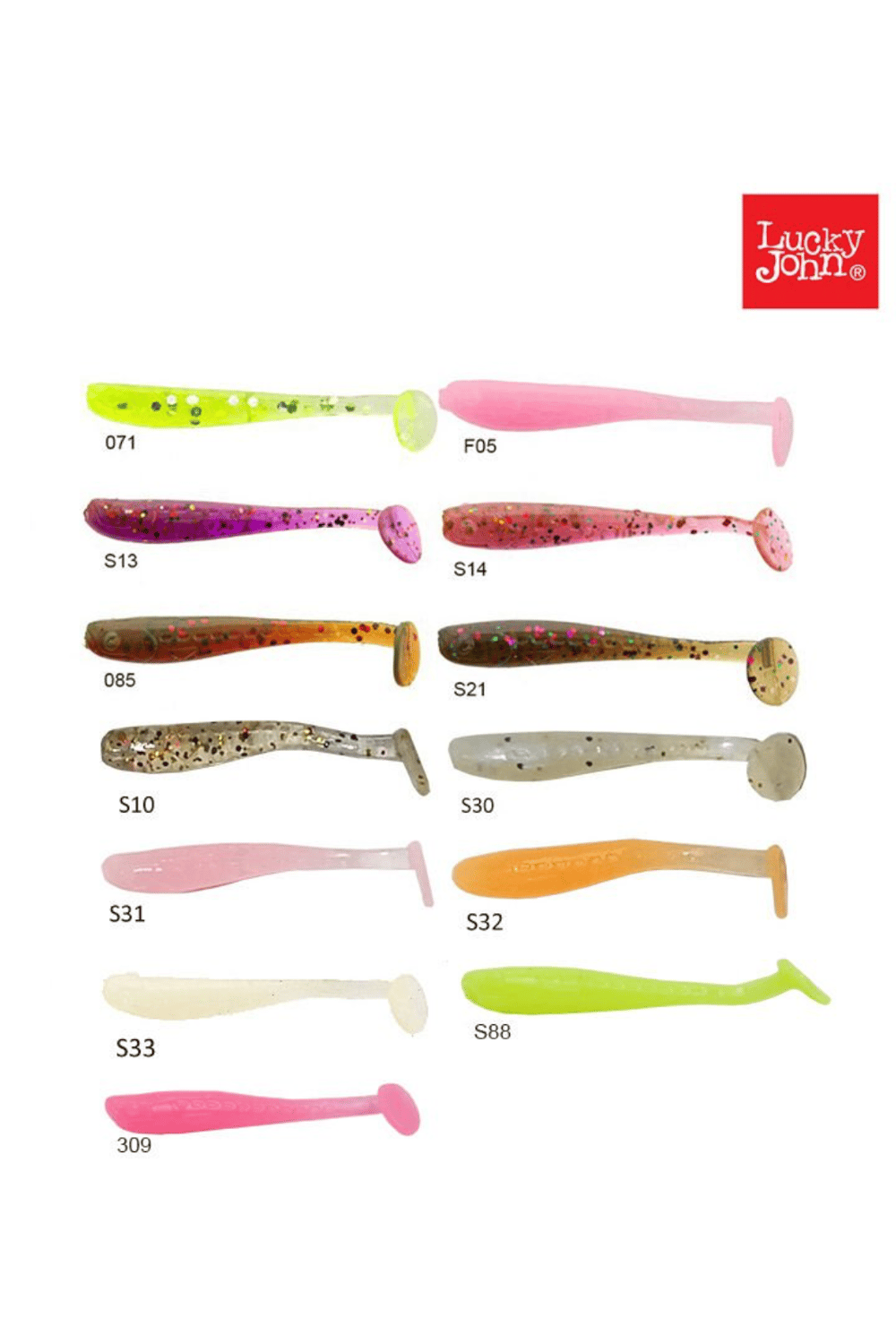 Lucky John Baby Rockfish 1.4 (3.56 cm) 20P Silikon Yem 309