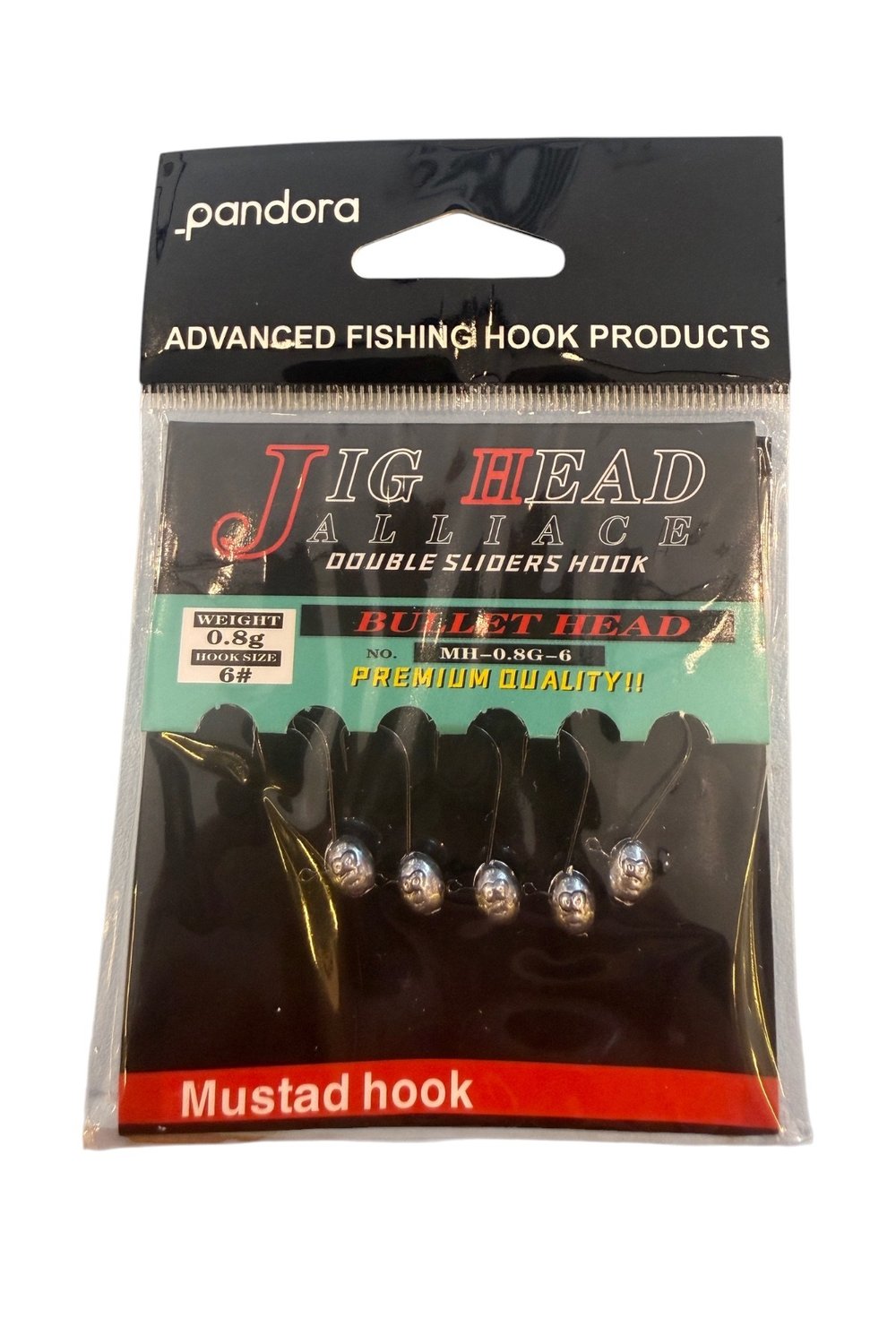 Pandora jig head 0.8g hook6