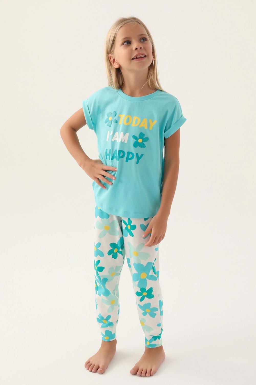 Kız Çocuk Pijama Takımı Garson Boy