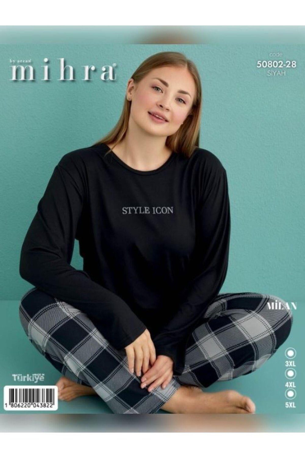 MİLAN BÜYÜK BEDEN PİJAMA TAKIMI